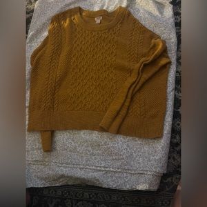 Cable knit sweater